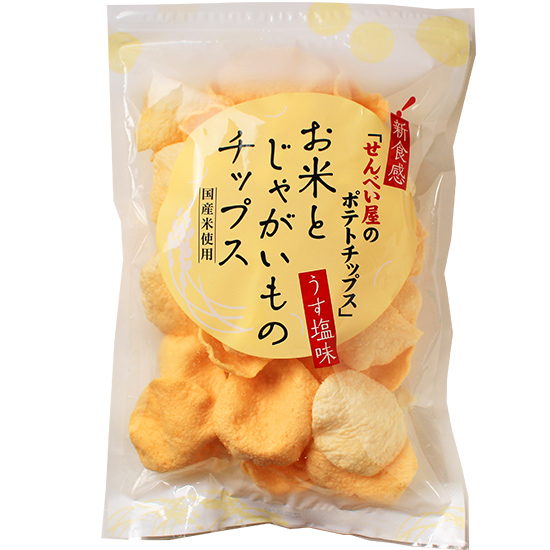 せんべ味億本舗 / お米とジャガイモのチップス（米じゃがチップス ）80g